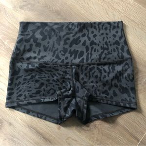 Lululemon yoga high waist shorts